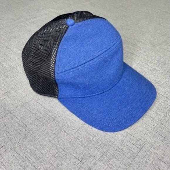 Men’s Lululemon Chambers Ball Cap Blue Mesh Reflective Baseball Hat - Picture 6 of 12